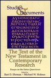 The Text of the New Testament in Contemporary Research book cover