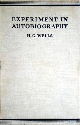 Experiment in Autobiography book cover