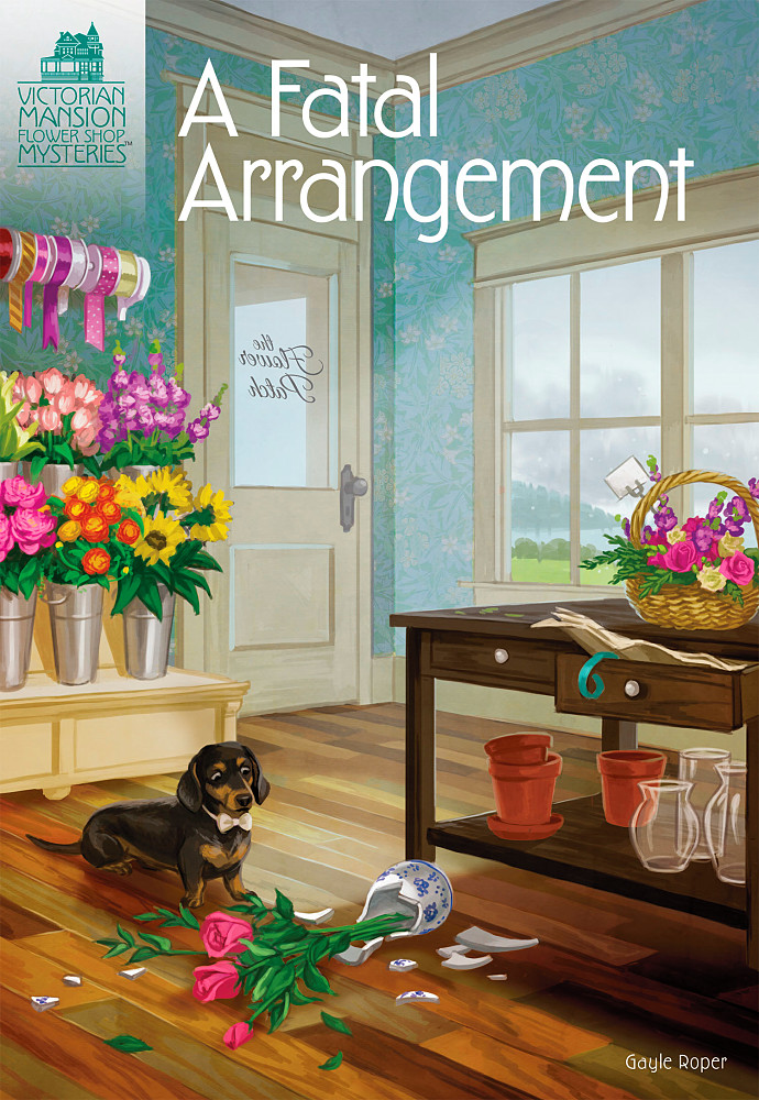 Victorian Mansion Flower Shop Mysteries book cover 1