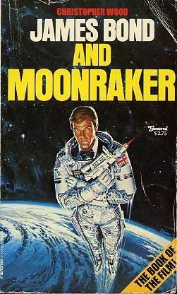 James Bond and Moonraker book cover
