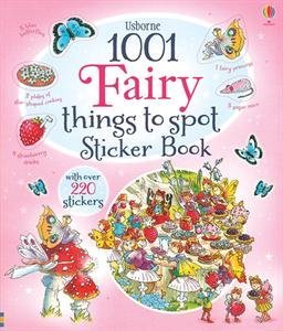 1001 cosas que buscar en el país de las hadas con pegatinas book cover
