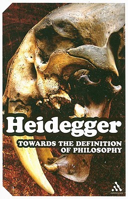 Towards the Definition of Philosophy book cover