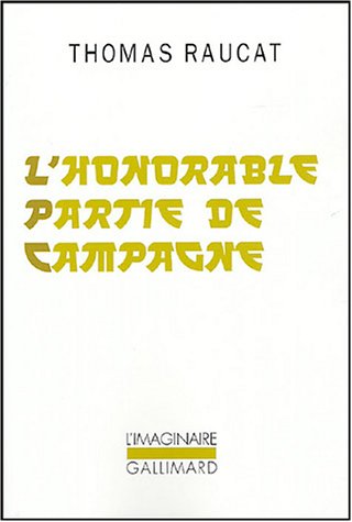 L'Honorable Partie de campagne book cover