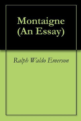 Montaigne book cover