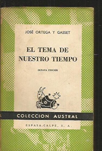 El tema de nuestro tiempo book cover