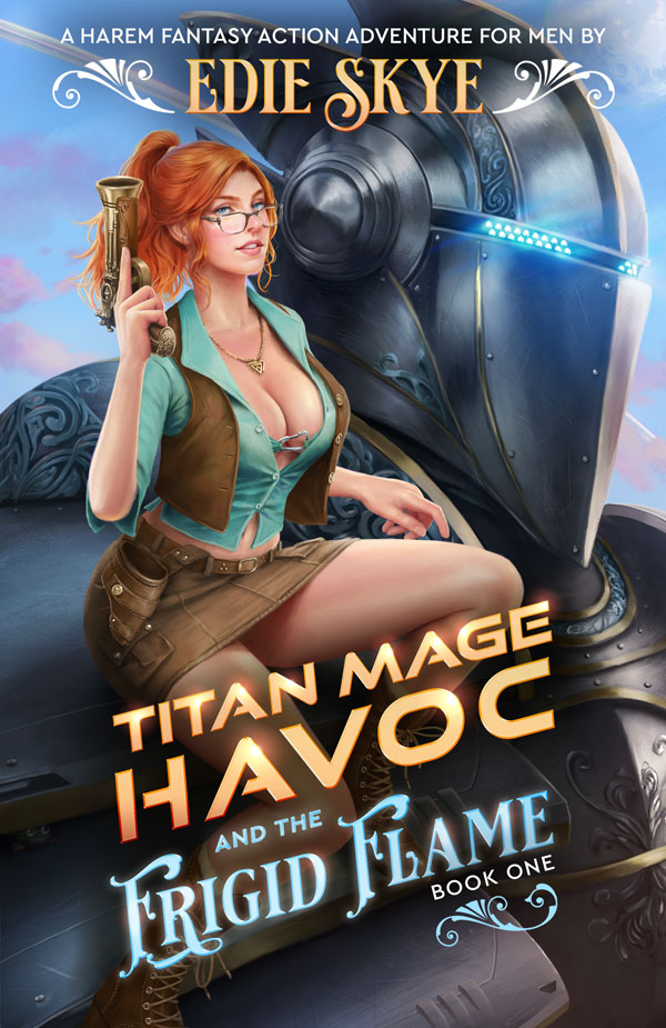Titan Mage Havoc and the Frigid Flame book cover