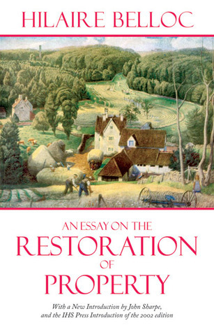 An Essay on the Restoration of Property book cover