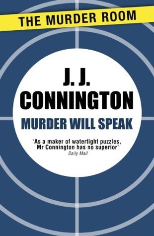 Murder Will Speak book cover