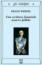 Una scrittura femminile azzurro pallido book cover