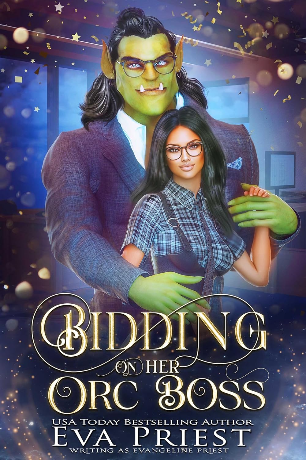Bidding on Her Orc Boss book cover