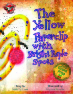 The Yellow Paperclip with Bright Purple Spots book cover