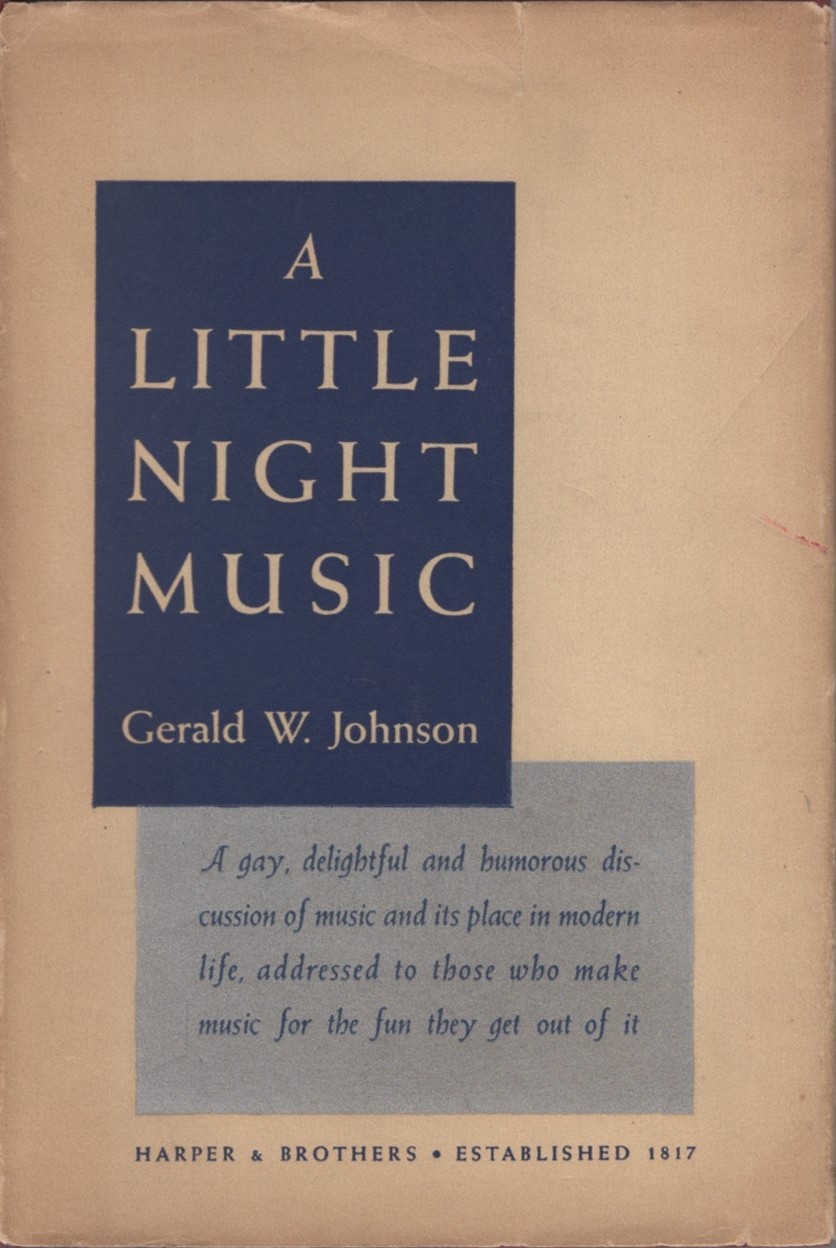 A Little Night - Music book cover