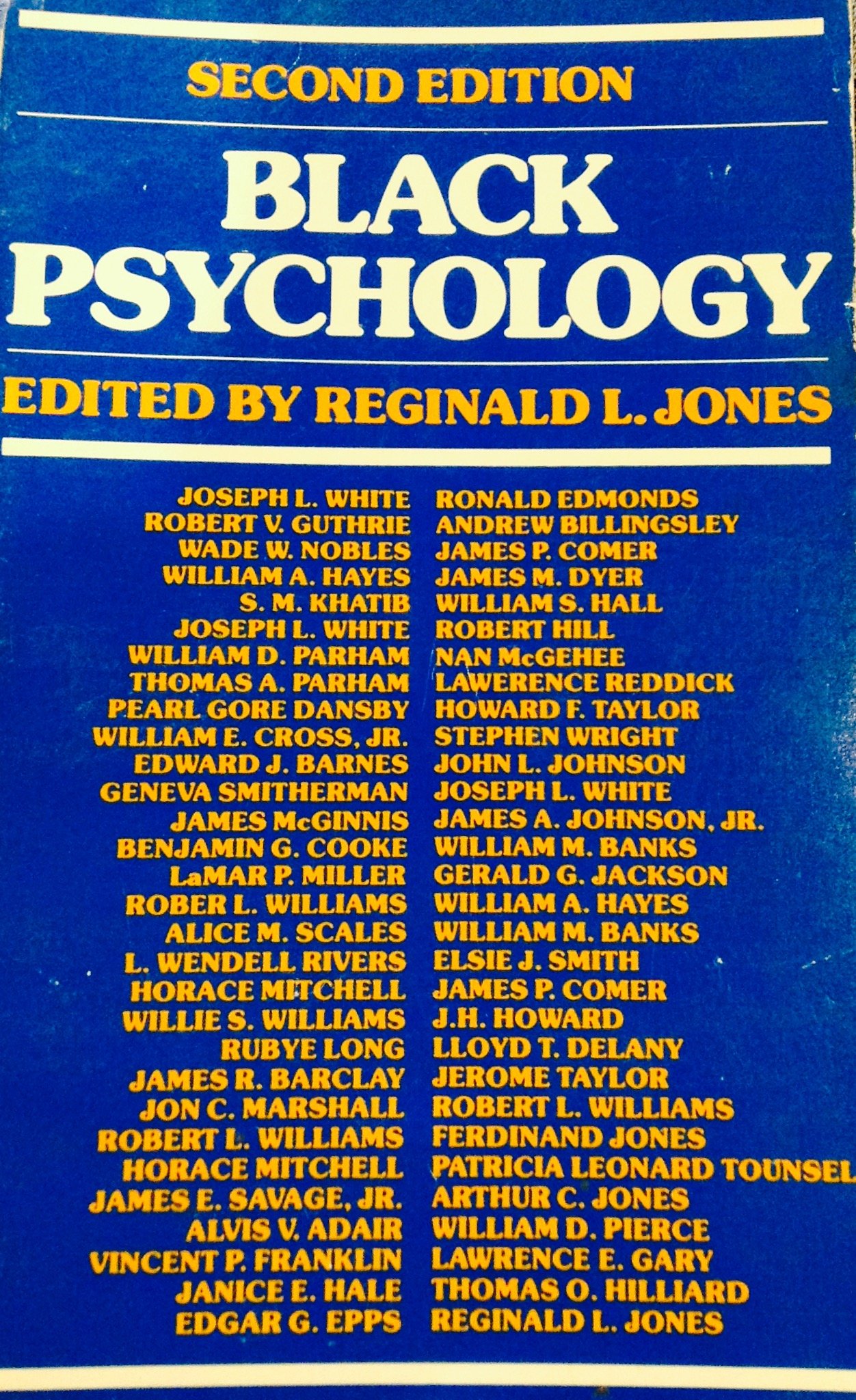 Black psychology book cover