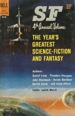The Year's Best S-F (Merril) book cover 3