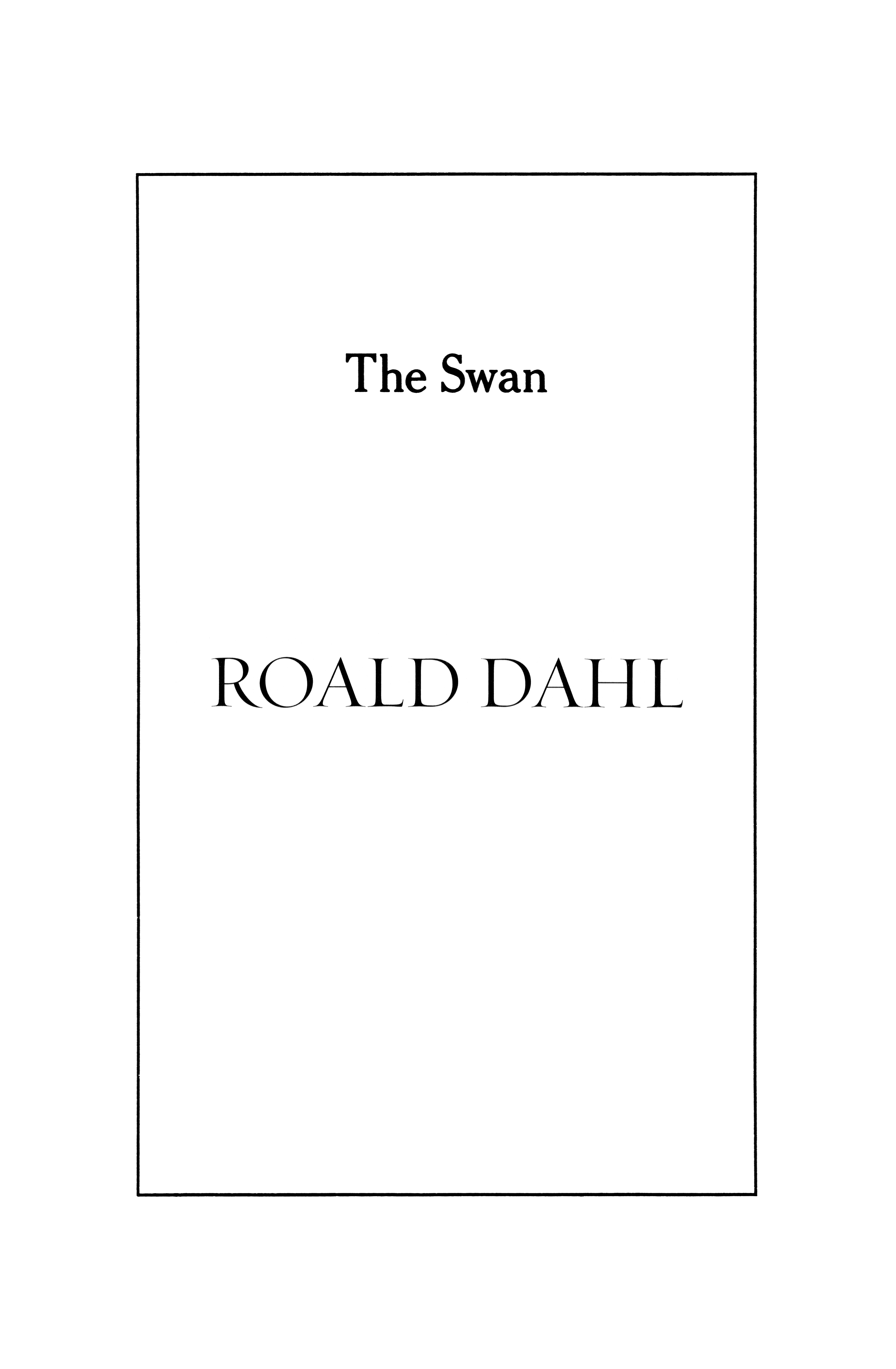 The Swan book cover