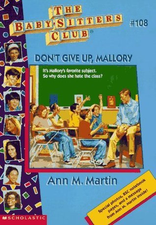 Don't Give Up, Mallory book cover