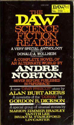 The DAW Science Fiction Reader book cover