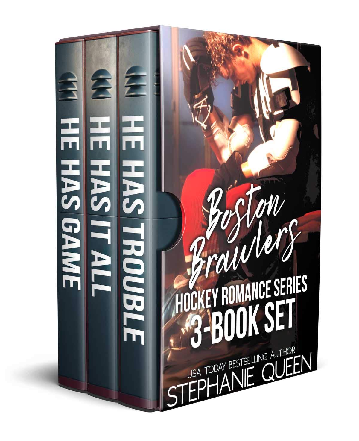Boston Brawlers Hockey Romance 3-Book Set book cover