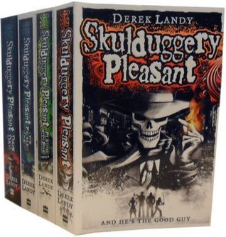 Skulduggery Pleasant #1-4 book cover