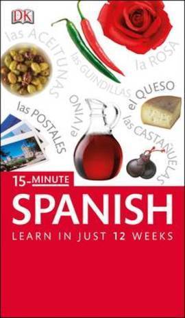 15-Minute Spanish book cover
