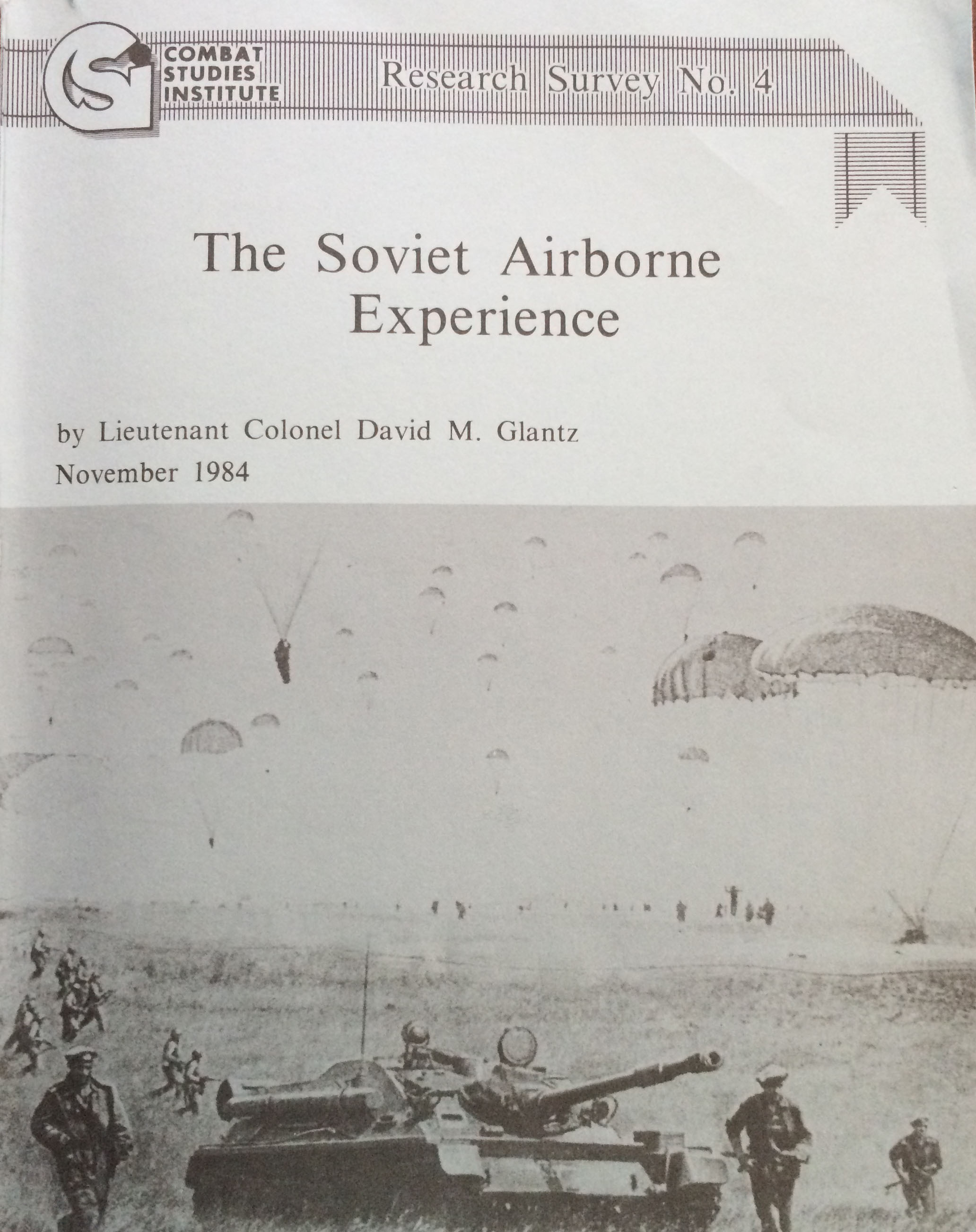 The Soviet Airborne Experience book cover