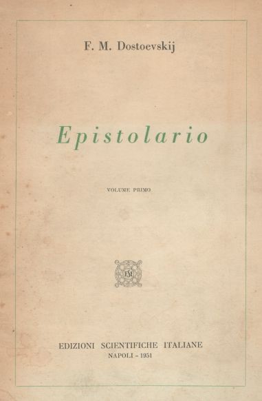 Epistolario. Volume I book cover