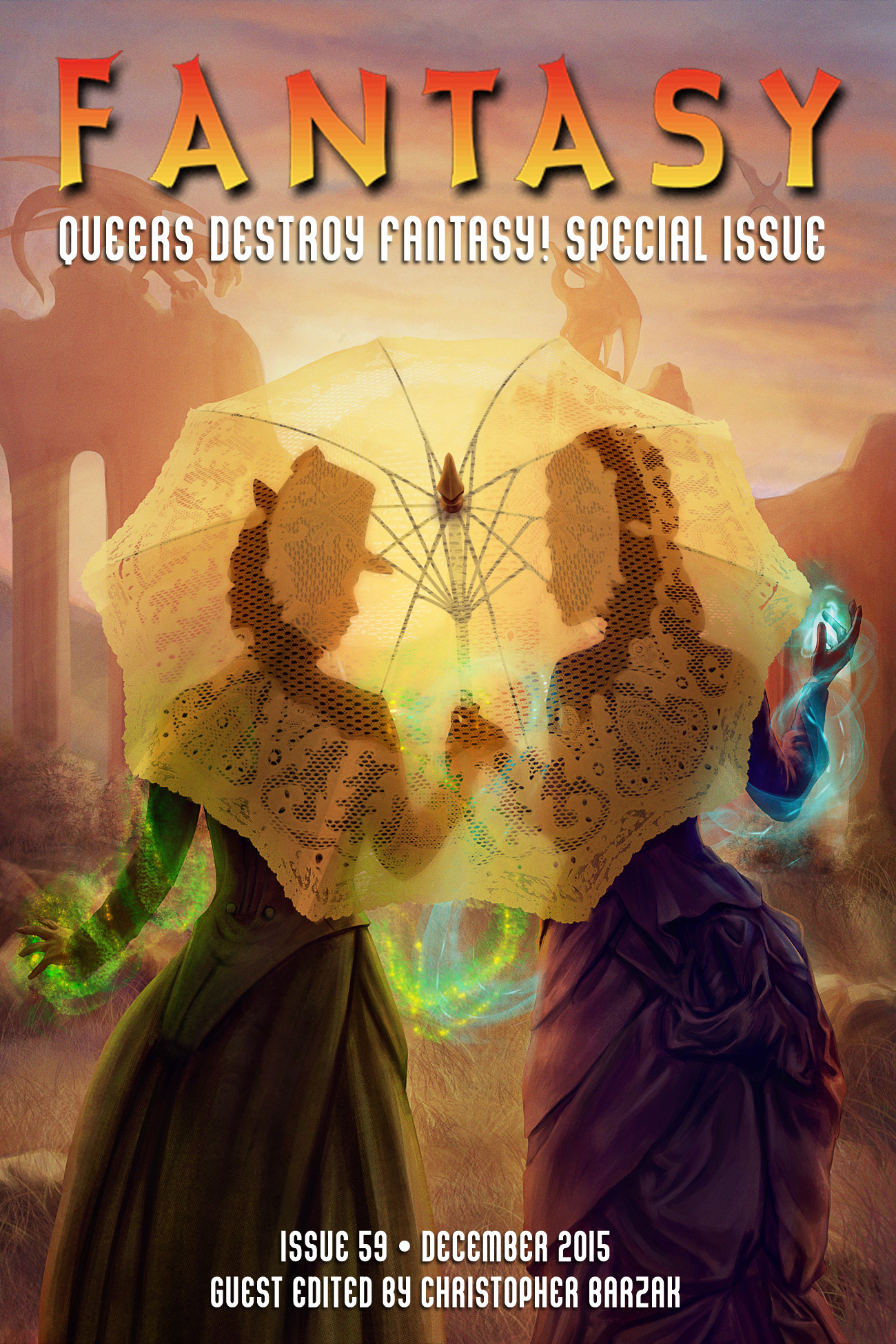 Fantasy Magazine, Issue 59, December 2015 book cover