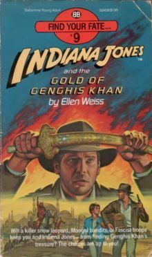 Indiana Jones and the Gold of Genghis Khan book cover