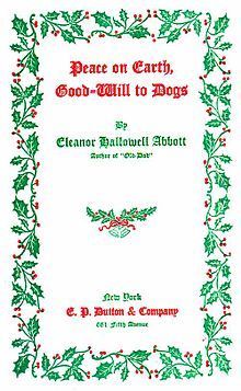 Peace on Earth, Good-will to Dogs book cover