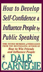 How to Develop Self-Confidence And Influence People By Public Speaking book cover
