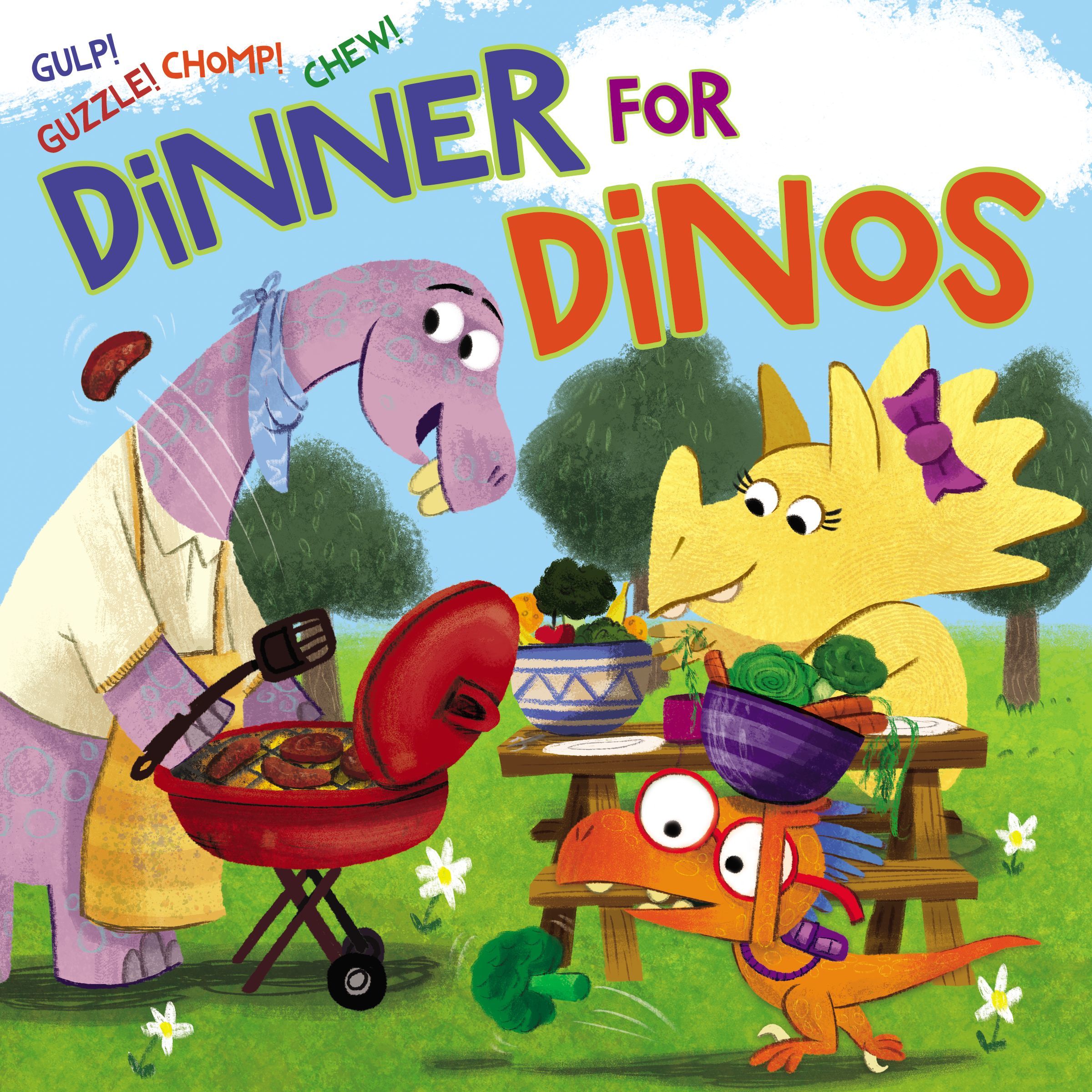 Dinner for Dinos book cover