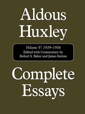 Complete Essays, Vol. V book cover