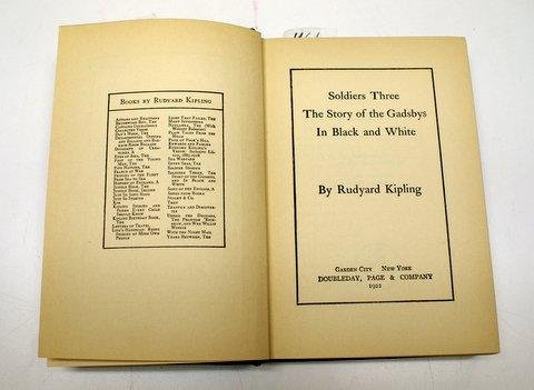 Soldiers Three , Under the Deodars, Plain Tales from the Hills, Life's Handicap, The Light That Failed, Departmental Ditties and Barrack - Room Ballads, From Sea to Sea-Marque, From Sea to Sea-Travel, From Sea to Sea- Notes book cover