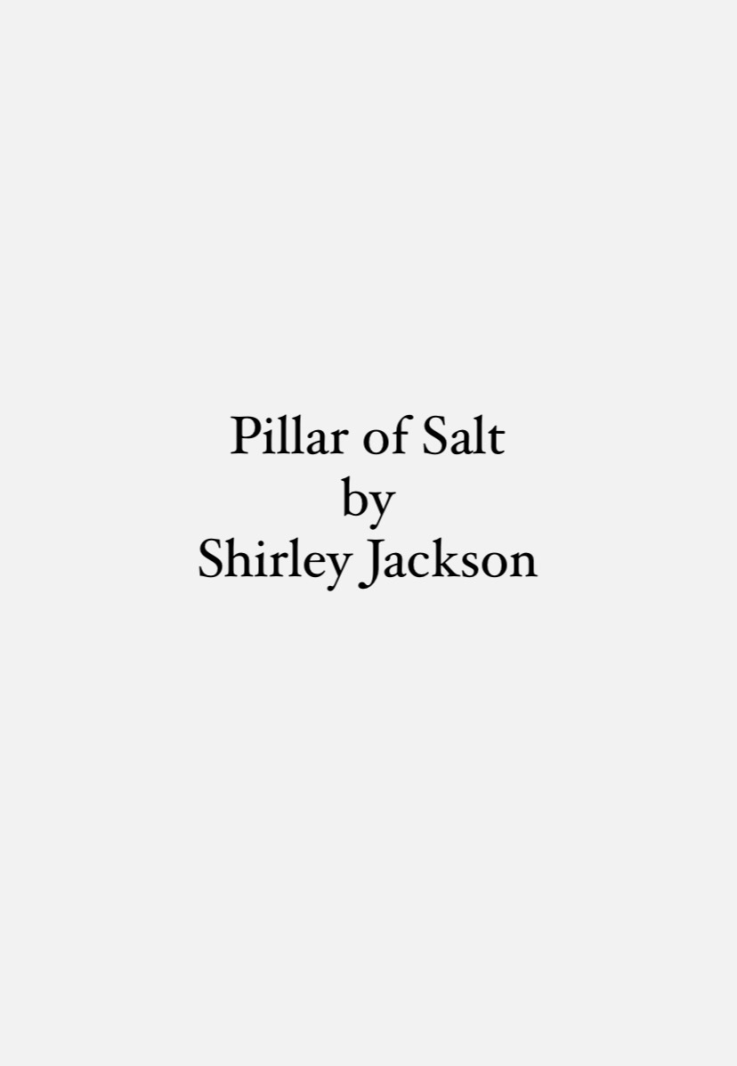 Pillar of Salt book cover