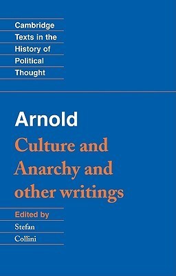Culture and Anarchy & Other Writings book cover
