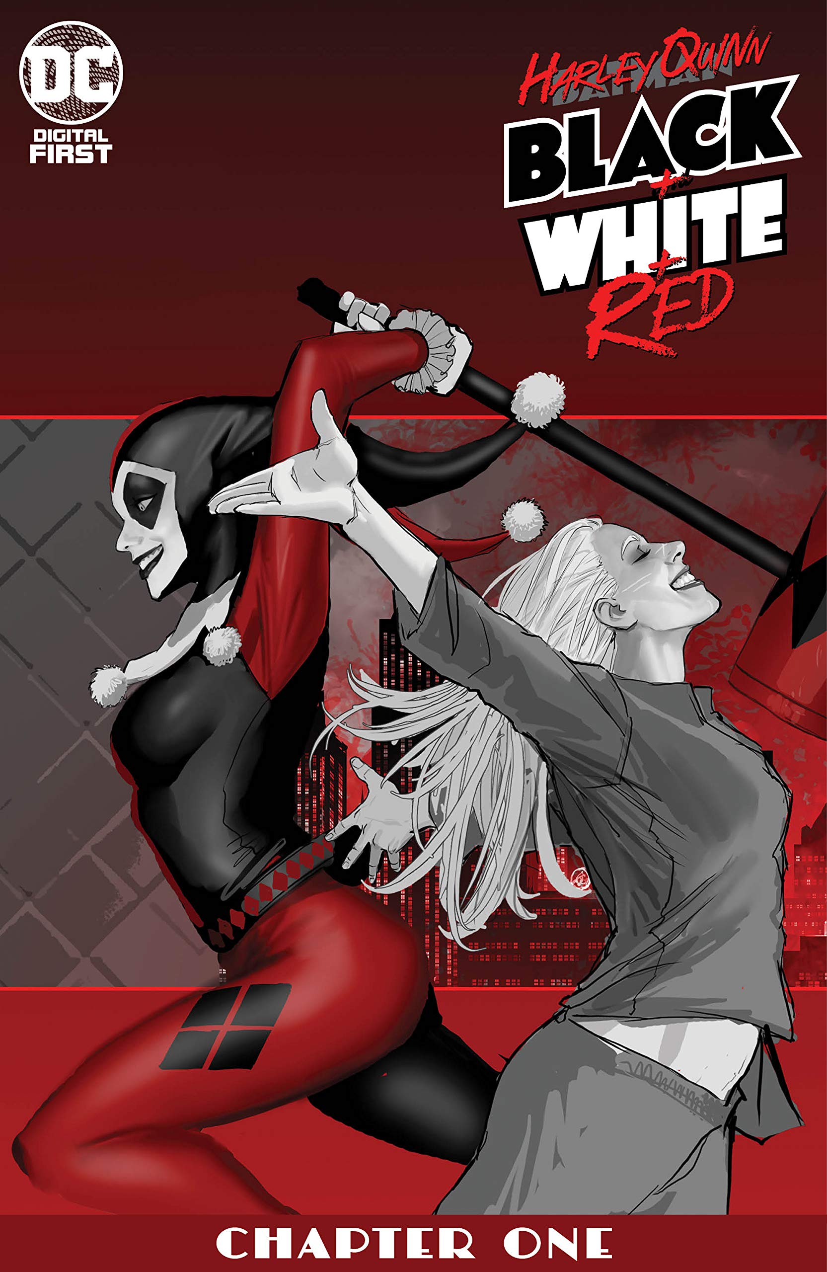 Harley Quinn: Black + White + Red book cover 1