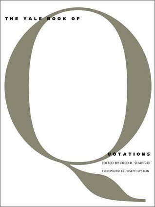 The Yale Book of Quotations book cover