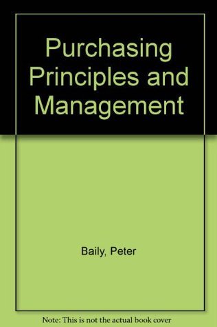 Purchasing principles and management book cover