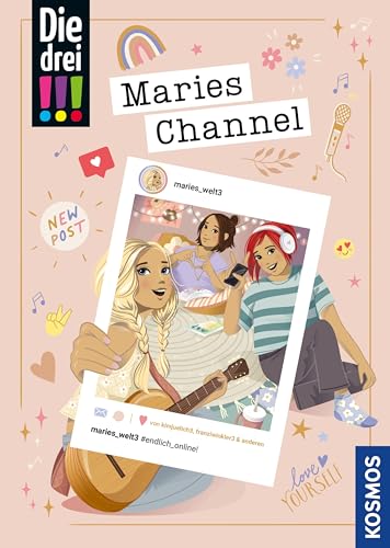 Die drei !!!, Maries Channel, #endlich_online (drei Ausrufezeichen) book cover