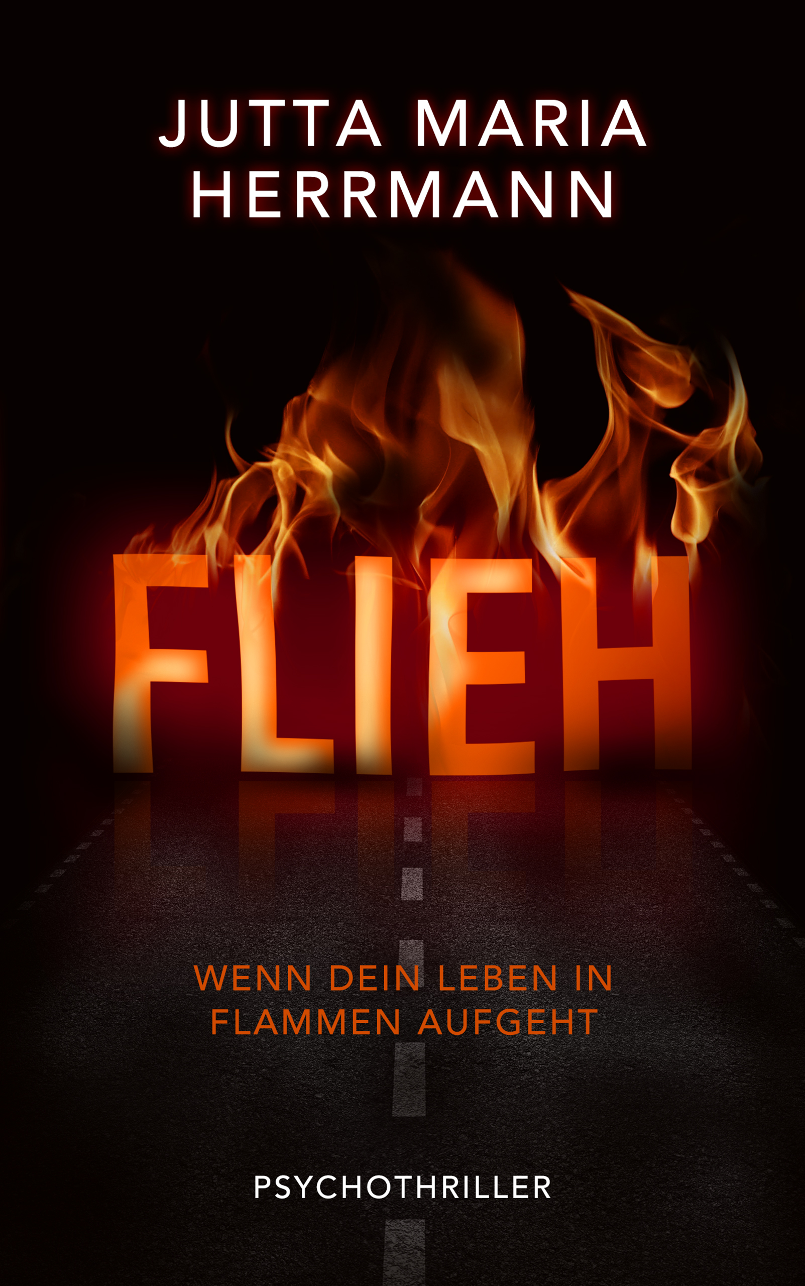 Flieh - Wenn dein Leben in Flammen aufgeht book cover