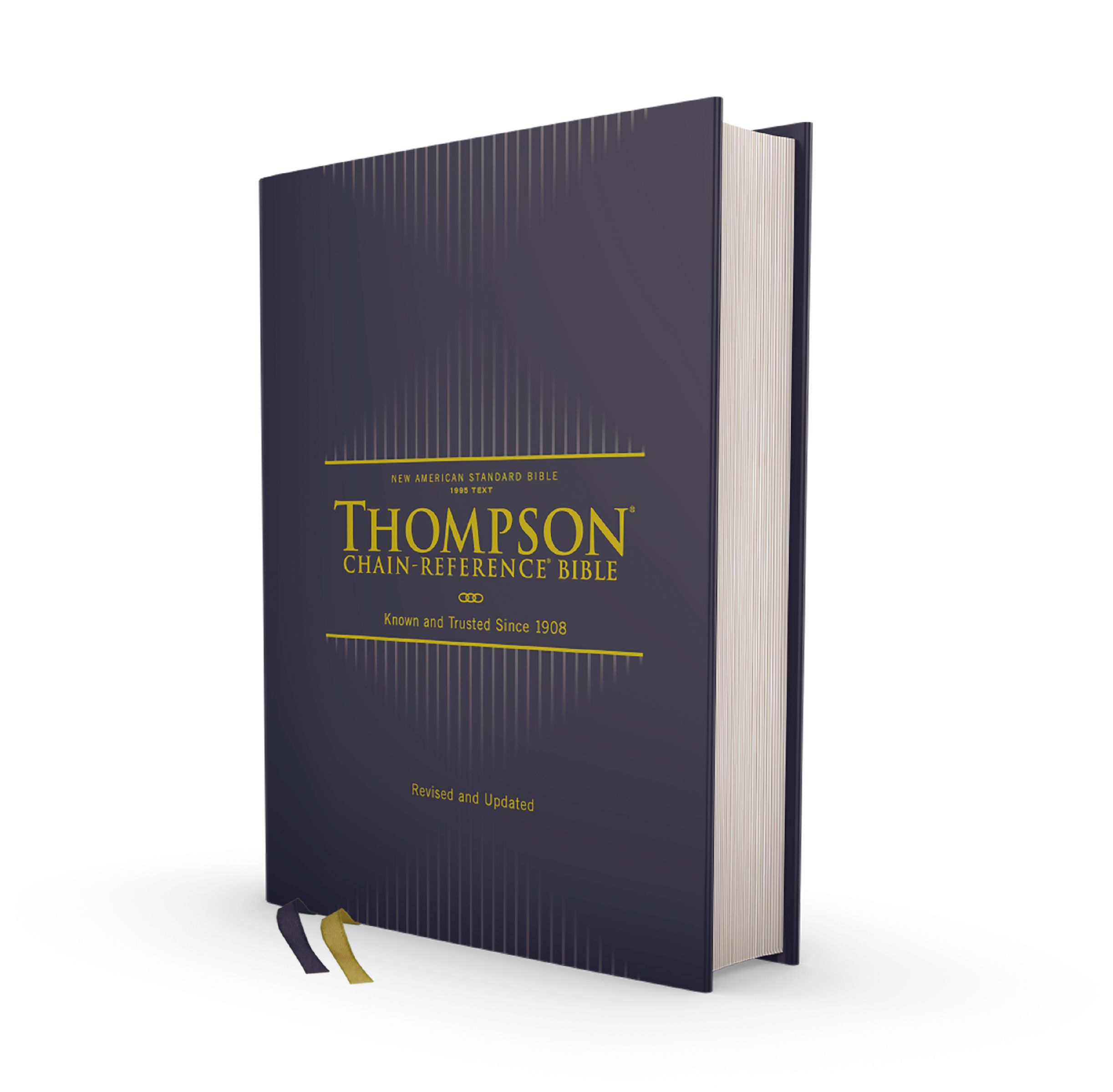 NASB, Thompson Chain-Reference Bible, Hardcover, 1995 Text, Red Letter, Comfort Print book cover