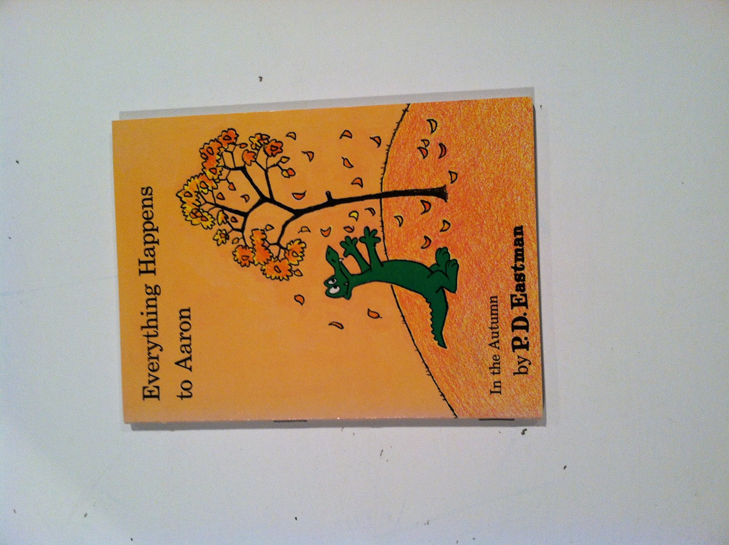 Everything happens to Aaron in the autumn book cover