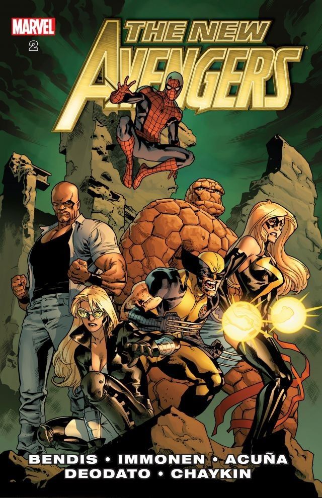 The New Avengers (2010) book cover 2