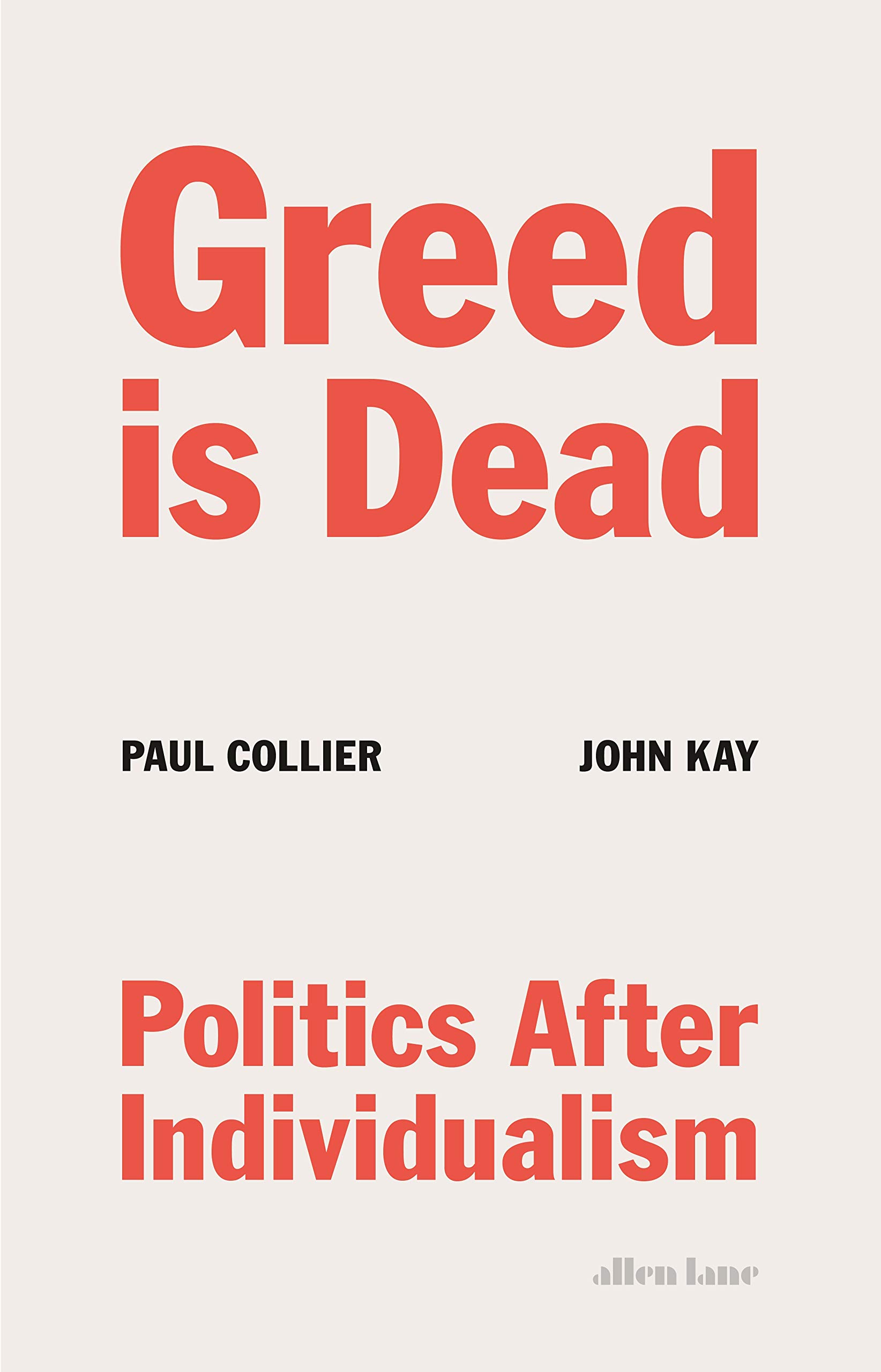 Greed Is Dead book cover
