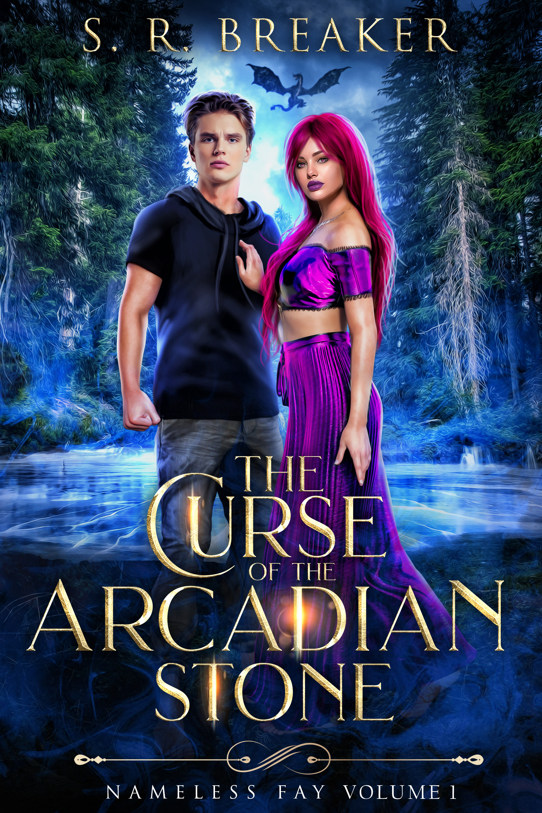 The Curse of the Arcadian Stone book cover 1