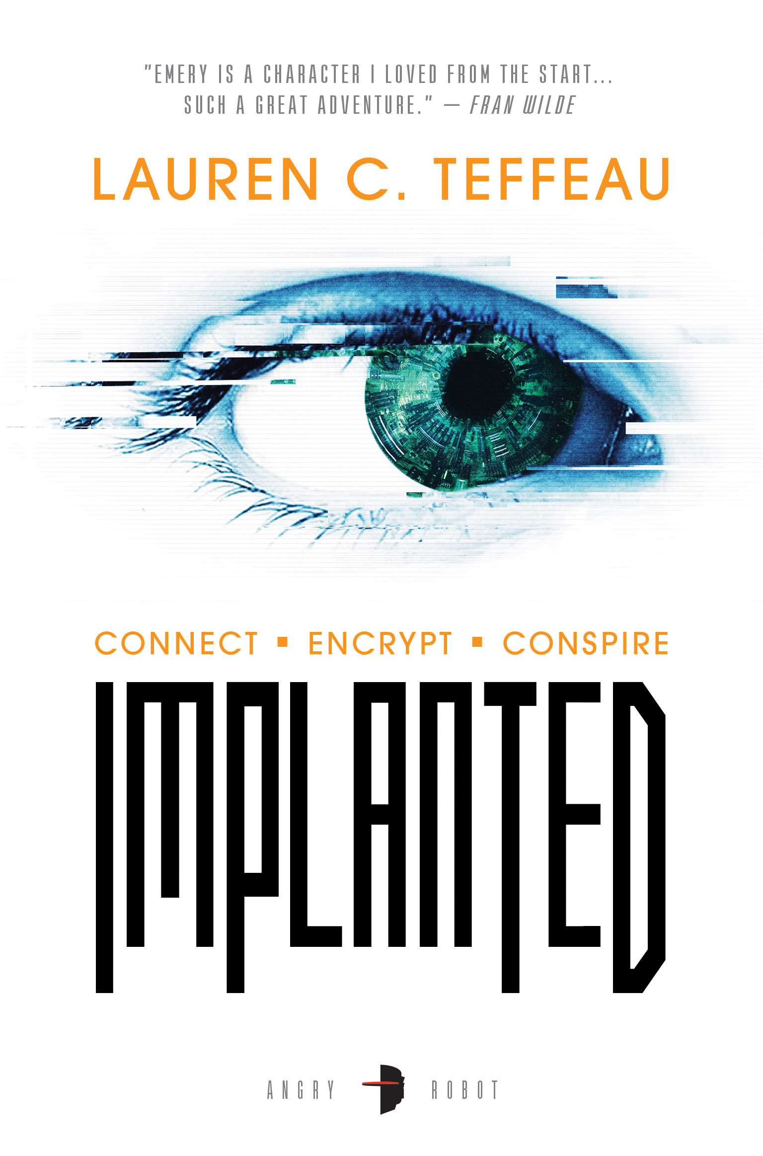 Implanted book cover