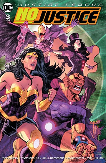 Justice League: No Justice book cover 3