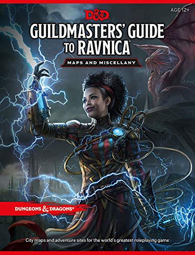 Dungeons & Dragons Guildmasters' Guide to Ravnica Maps and Miscellany book cover