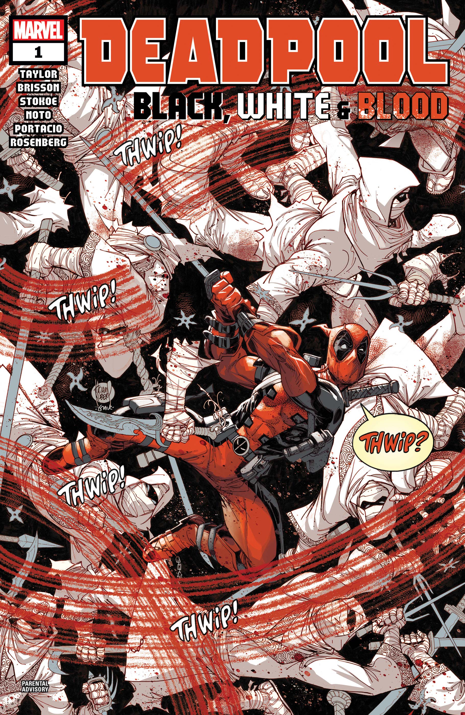 Deadpool: Black, White & Blood book cover 1