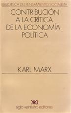 A Contribution to the Critique of Political Economy book cover
